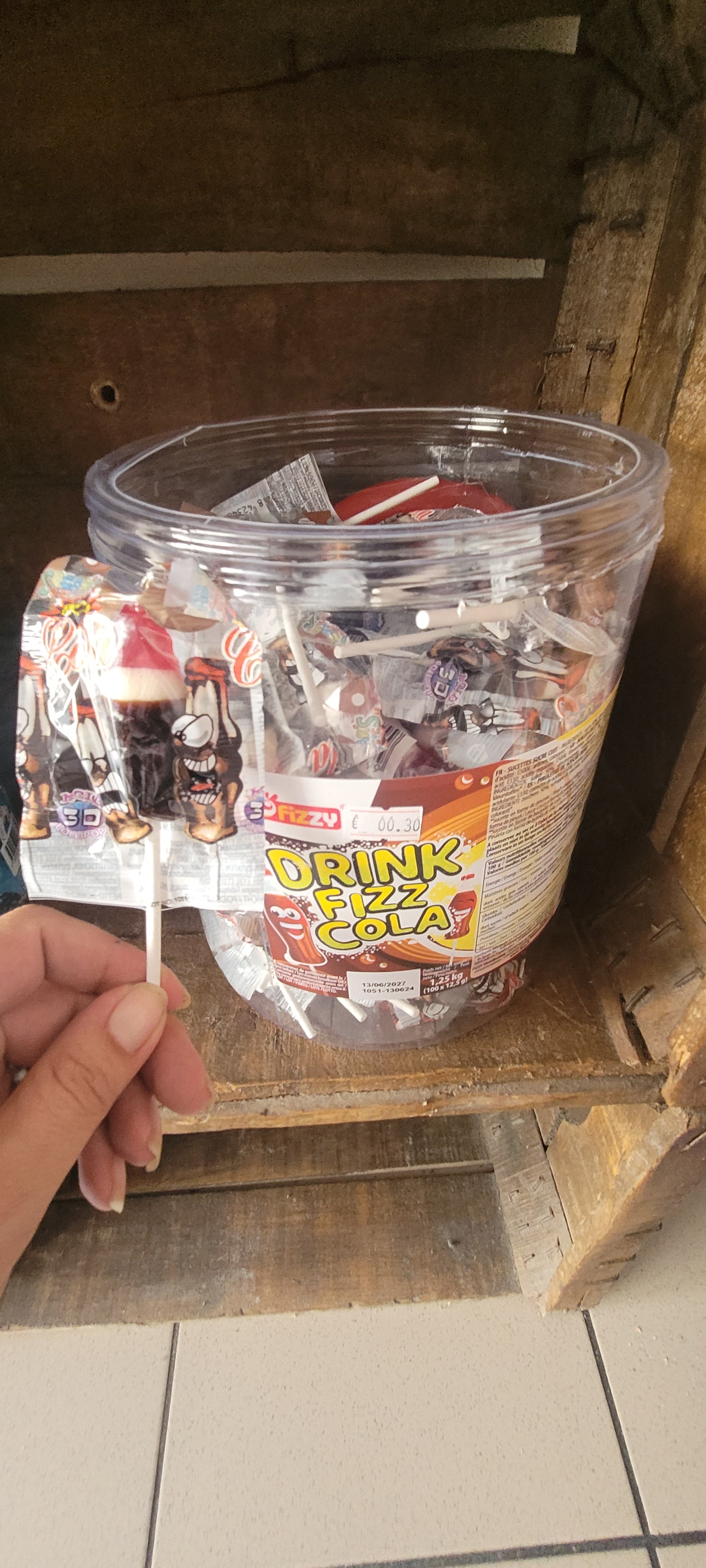 Sucette acidulé Coca