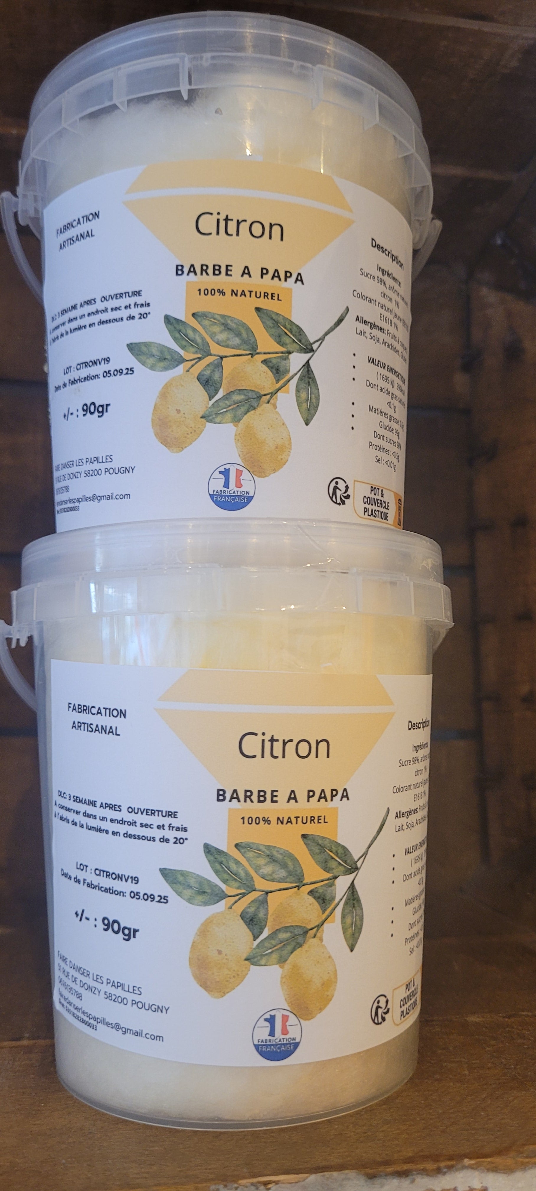 Barbe a Papa Citron