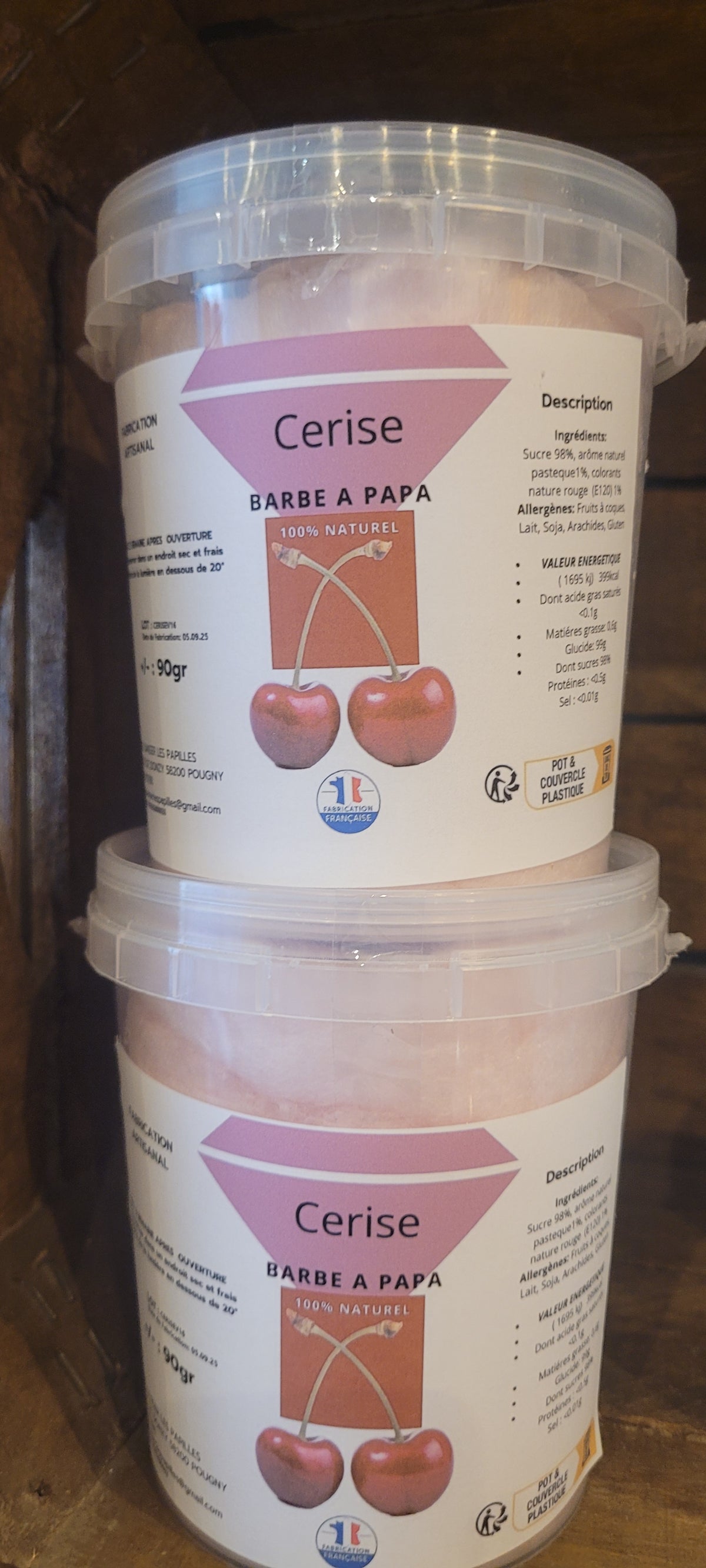Barbe a Papa Cerise