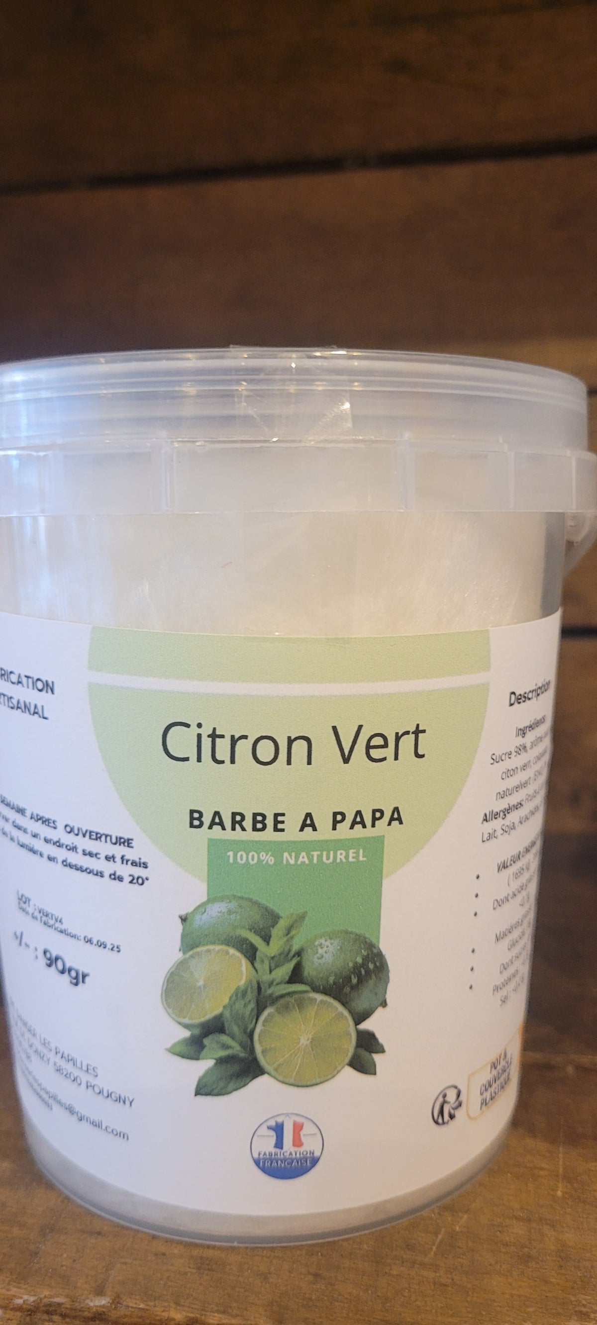 Barebe a Papa Citron Vert