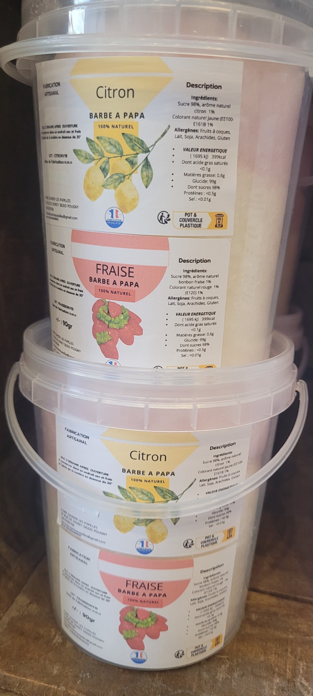 Barbe a Papa Citron-Fraise