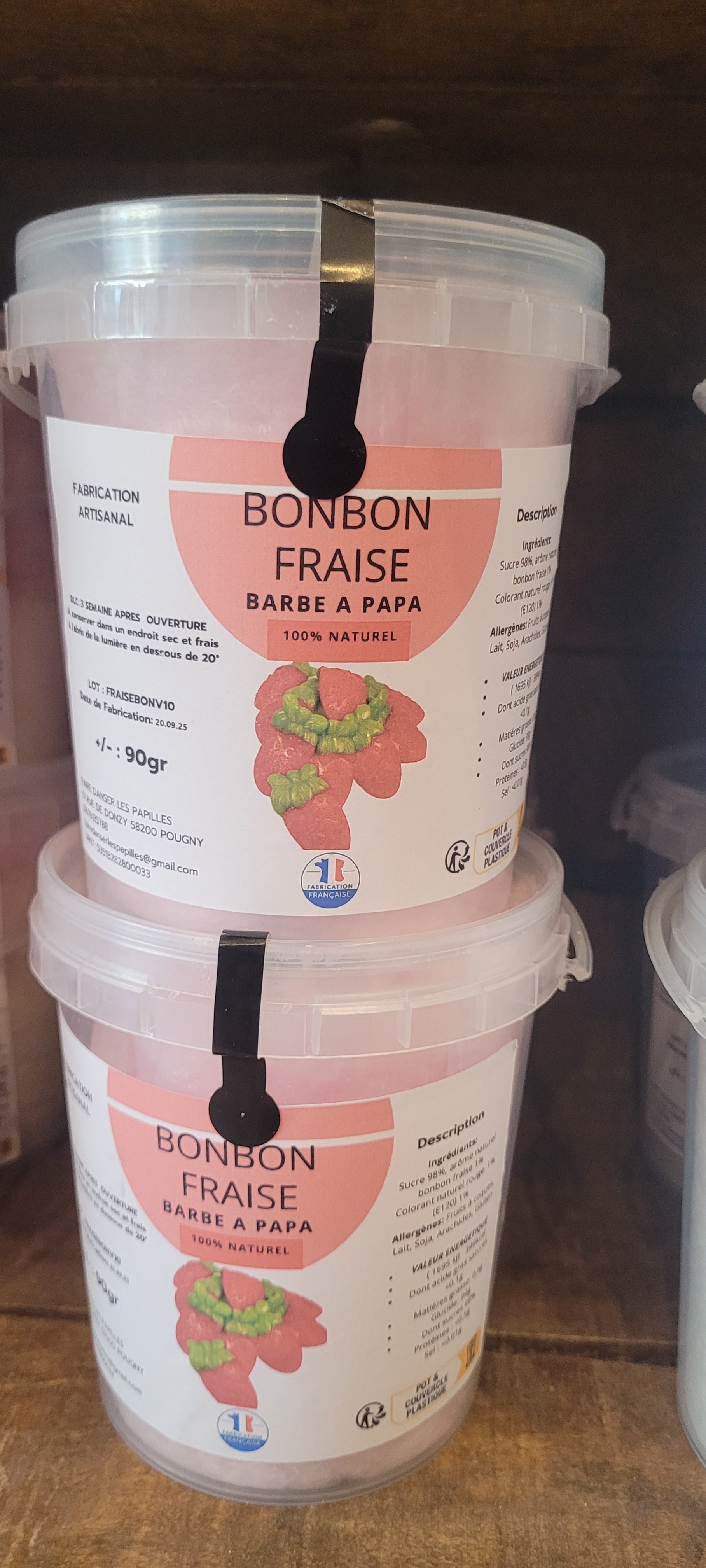 Barbe a Papa Bonbon Fraise